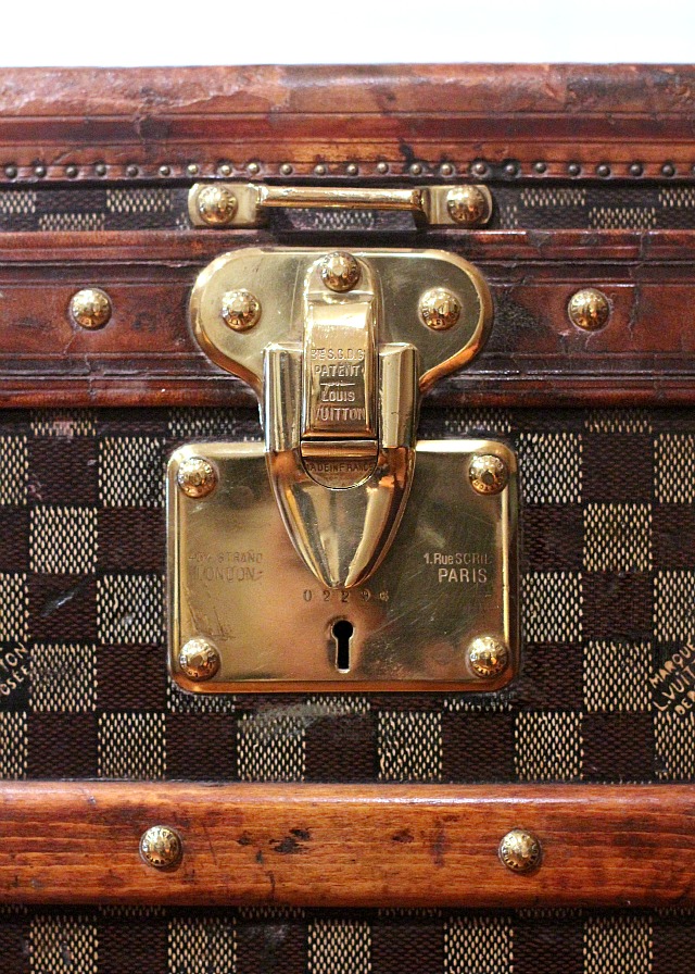 Antique Louis Vuitton Damier suitcase - THE HOUSE OF WAUW