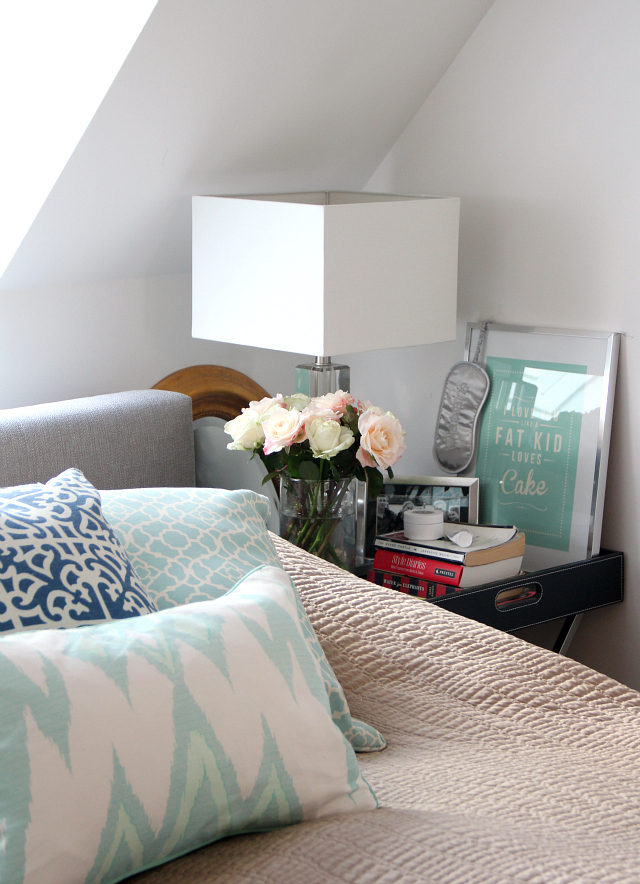 Our Bedroom: Patterned Pillows
