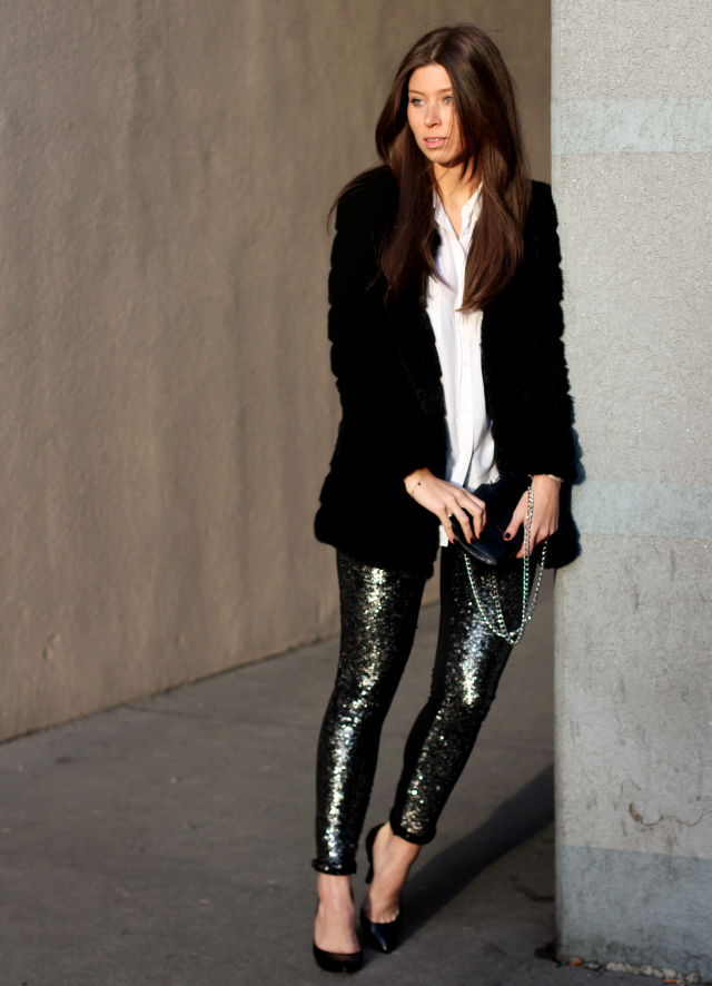 Outfit: Glitter Girl - sequin pants