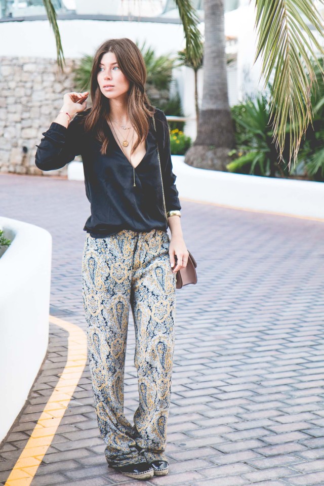 paisley print outfit