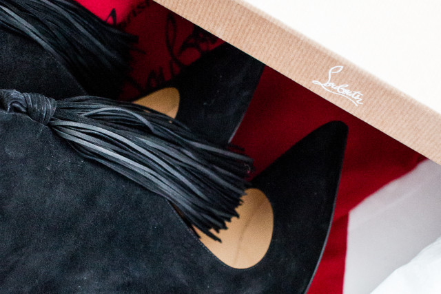 Birthday Present: Christian Louboutin Ottocarl Black Booties | Bikinis & Passports