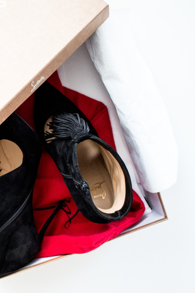 Birthday Present: Christian Louboutin Ottocarl Black Booties | Bikinis & Passports