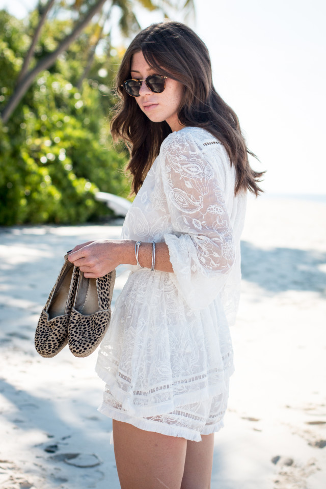 OUTFIT: Zimmermann Henna Floating Fringe Playsuit + Pandora Bracelets | Bikinis & Passports