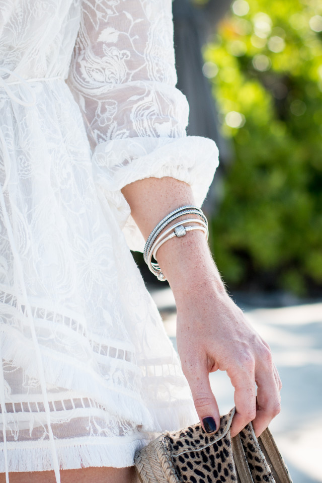 OUTFIT: Zimmermann Henna Floating Fringe Playsuit + Pandora Bracelets | Bikinis & Passports