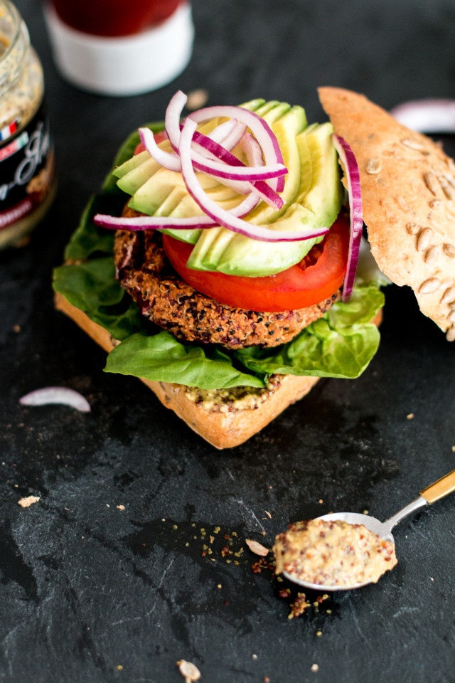 Vegan Quinoa Burger Recipe | Bikinis & Passports