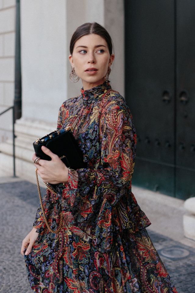 Zara Boho Dress + Jimmy Choo petite lockett bag |Wempe Maximilianstrasse 6 München, Grand Opening - Bikinis & Passports