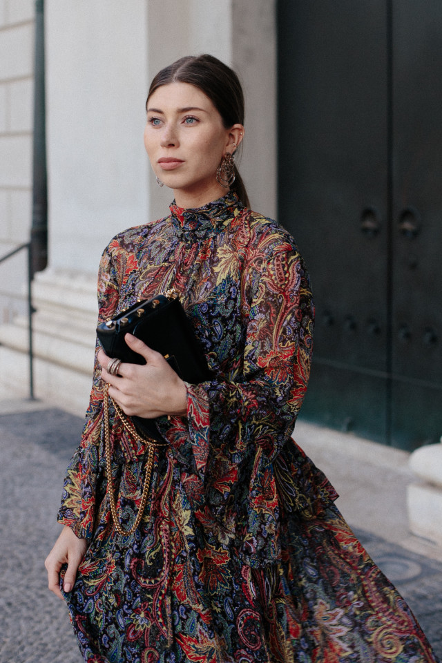 Zara Boho Dress + Jimmy Choo petite lockett bag |Wempe Maximilianstrasse 6 München, Grand Opening - Bikinis & Passports