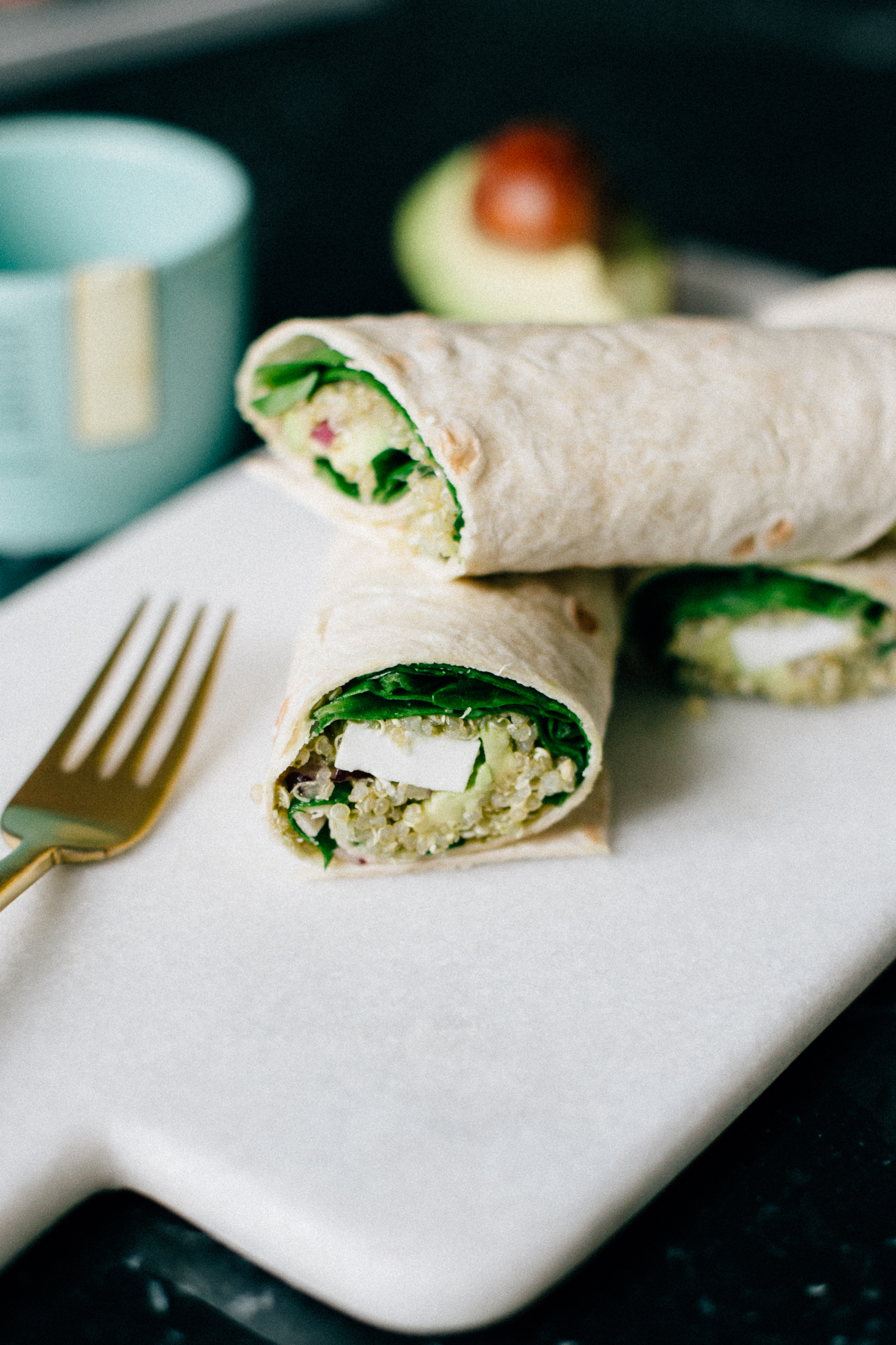 Green Quinoa Wrap Recipe - Bikinis & Passports