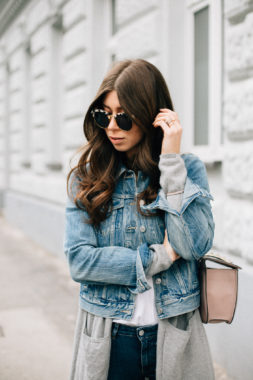 How To Wear Denim Jacket - Outfit for Spring | Bikinis & Passports
