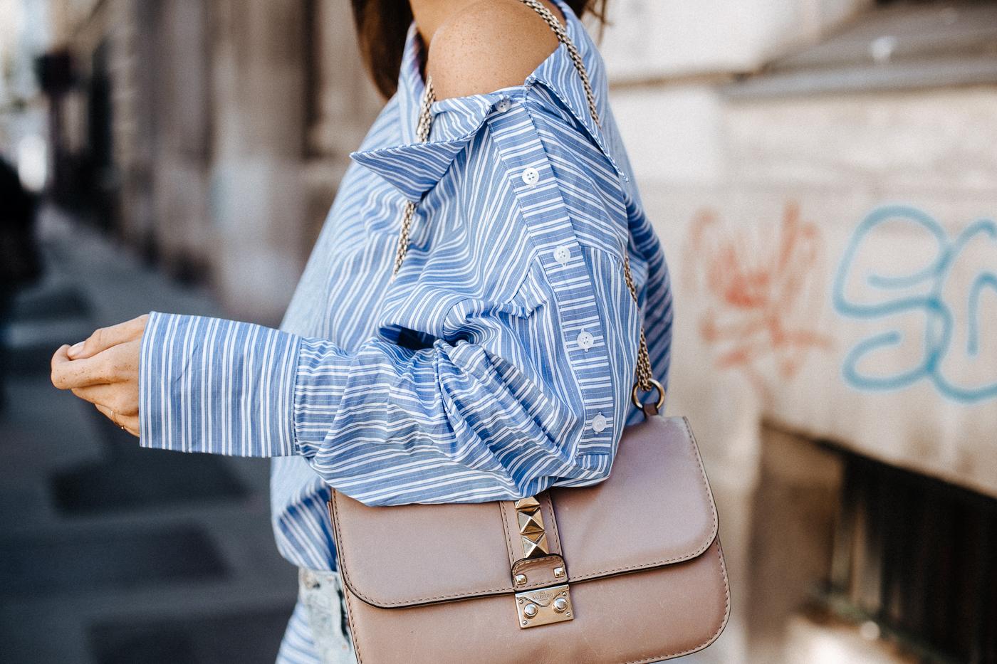 One-Shoulder Stripe Blouse EDITED Wien | Bikinis & Passports